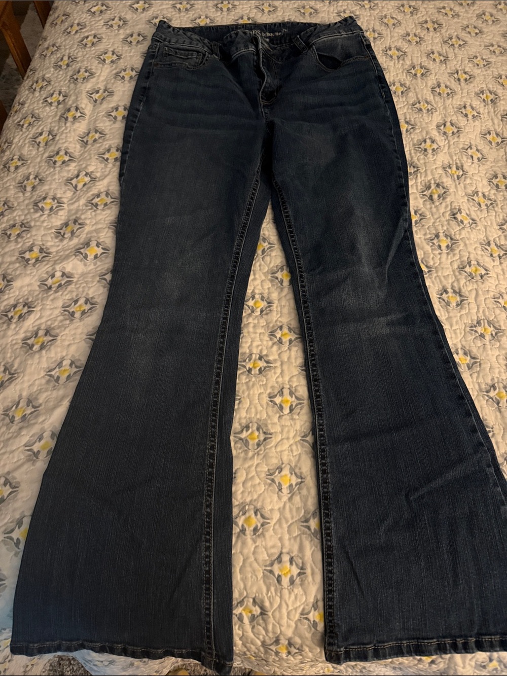 Maurices Dark Wash Flared Jeans - Deep Navy